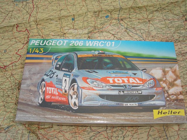 Heller 80198 Peugeot 206 WRC 2001 Rally